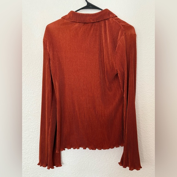 Anthropologie DOLAN lettuce-hem button down top- Medium - Picture 9 of 15